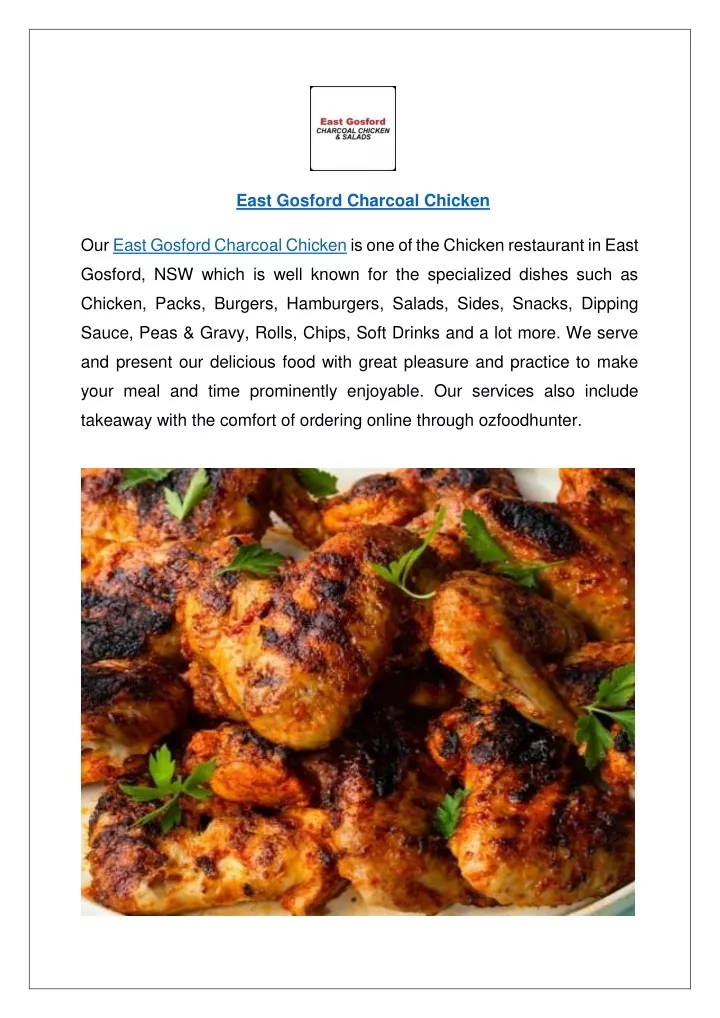 east gosford charcoal chicken our east gosford