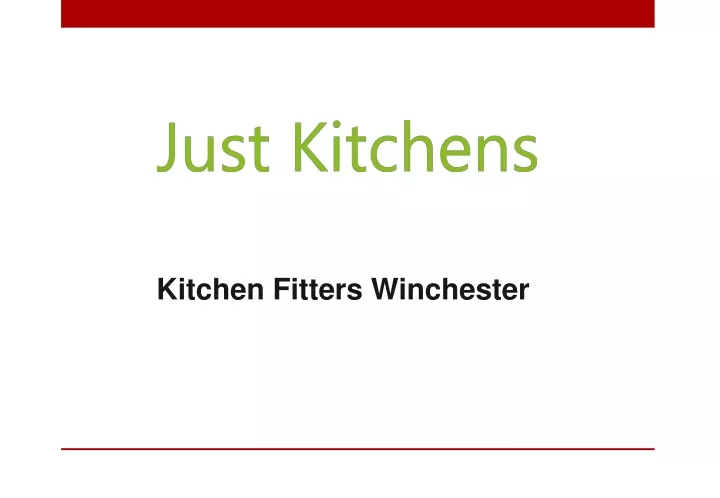 kitchen fitters winchester