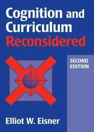 ePUB  Cognition and Curriculum Reconsidered