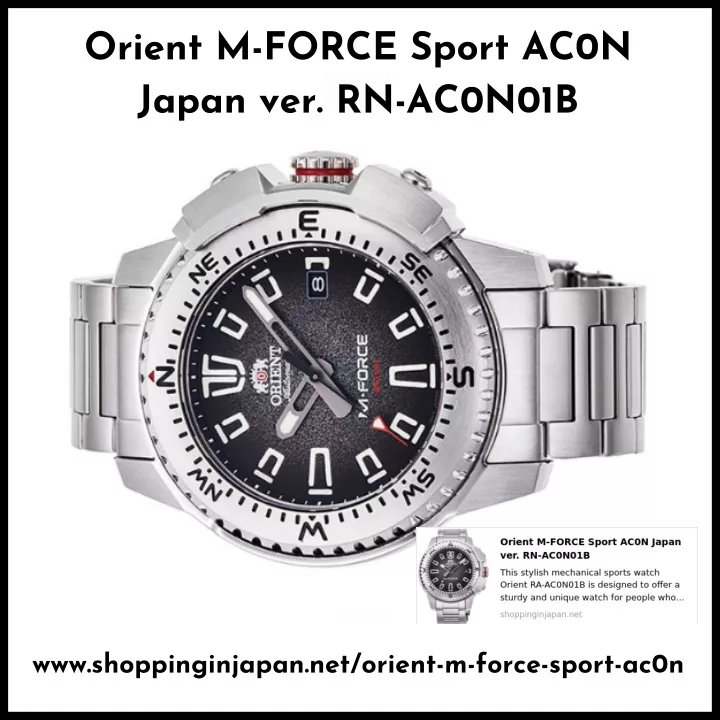 orient m force sport ac0n japan ver rn ac0n01b