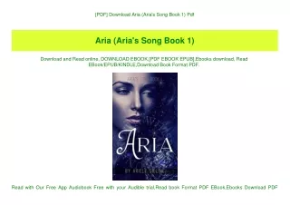 [PDF] Download Aria (Aria's Song Book 1) Pdf