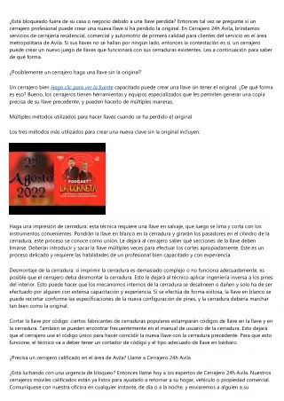 est bloqueado fuera de su casa o negocio debido