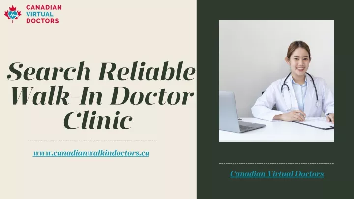 search reliable walk in doctor clinic