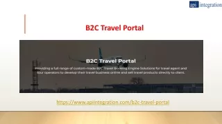 B2C Travel Portal