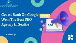 Get 1st Rank On Google With The Best SEO Agency In Seattle