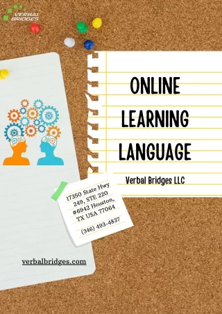 Language Learning Tutoring - Verbal Bridges LLC