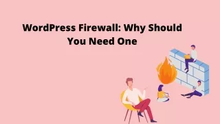 WordPress Firewall Why Should You Need One