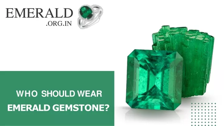 who should wear emerald gemstone
