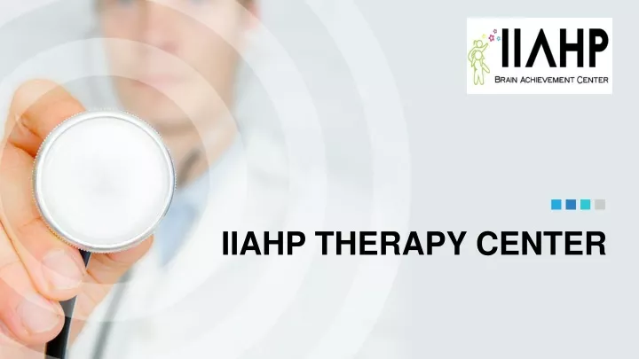 iiahp therapy center