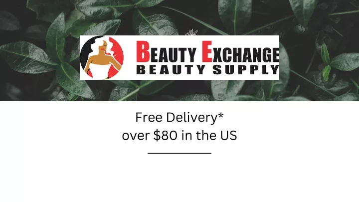 free delivery over 80 in the us
