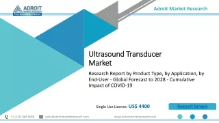 Ultrasound transducer Market  Share,Trends,Scope and Opportunities 2021-2028