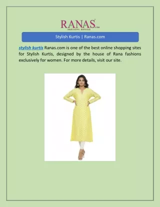 Stylish Kurtis | Ranas.com