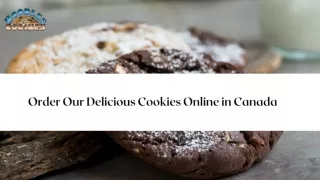 Order Our Delicious Cookies Online in Canada
