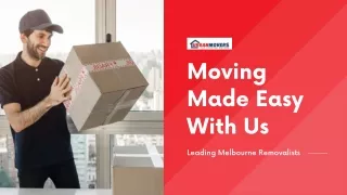 Moving Made Easy With Urban Movers : Leading Melbourne Removalists