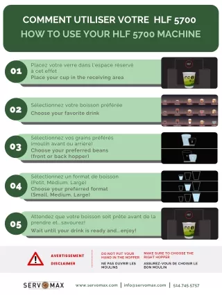 How To Use HLF-5700 Office Coffee Machine - Servomax