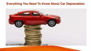 Everything You Need To Know About Car Depreciation