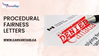 procedural fairness letters