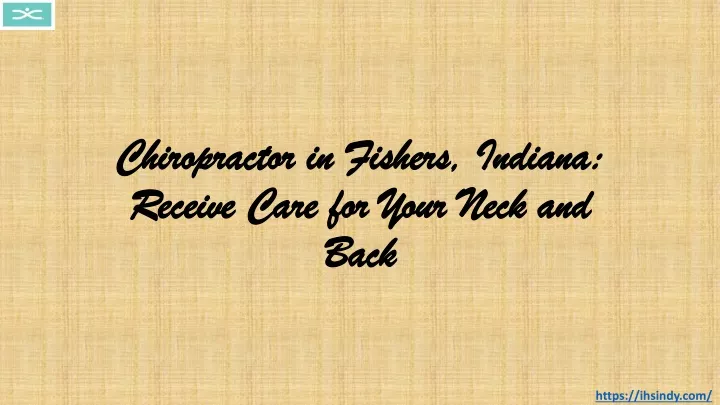 chiropractor in fishers indiana receive care for your neck and back