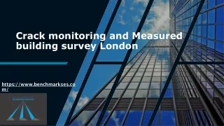 crack monitoring and measured building survey london