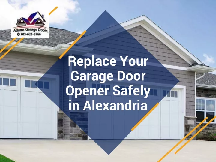 replace your garage door opener safely