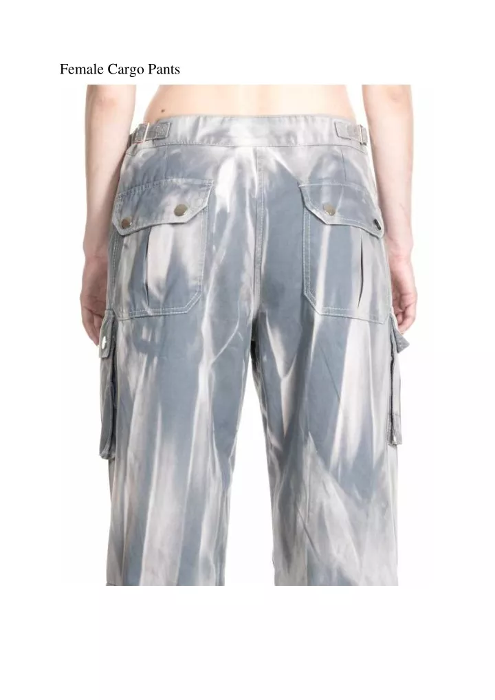 female cargo pants