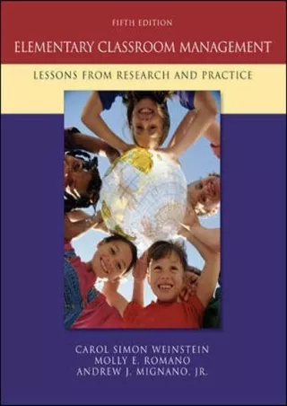 DOWNLOA T  Elementary Classroom Management Lessons from Research and Practice