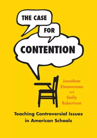 DOWNLOA T  The Case for Contention Teaching Controversial Issues in