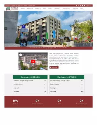 SILVER OAK UNIVERSITY | It is a premier private university in India