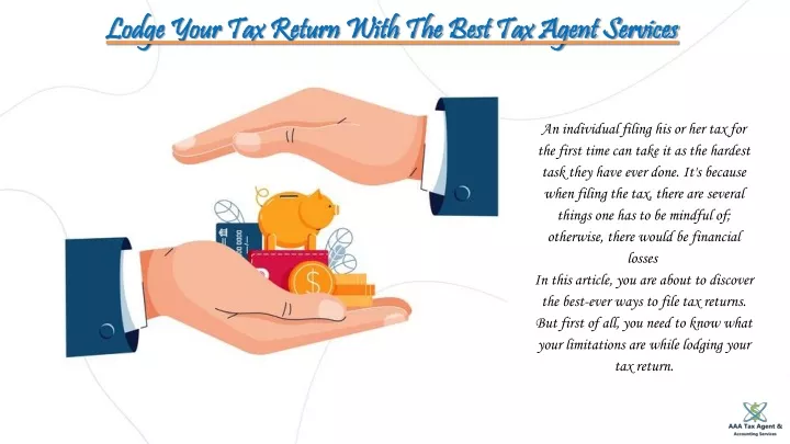 lodge your tax return with the best tax agent