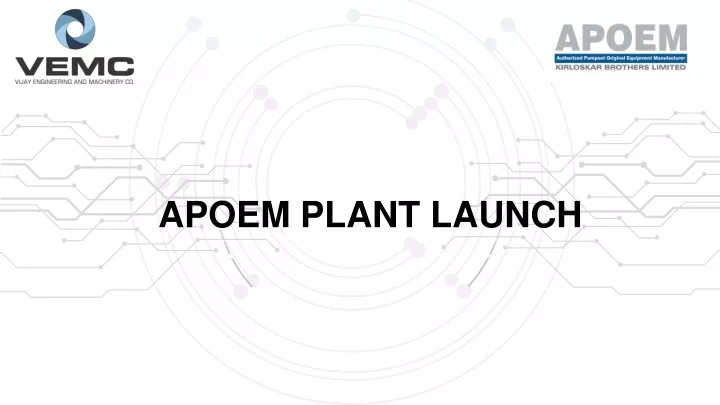 apoem plant launch