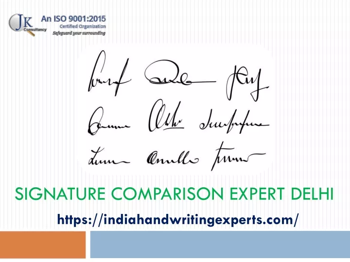 signature comparison expert delhi