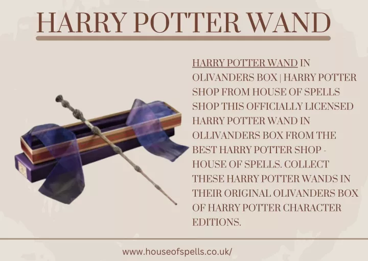 harry potter wand
