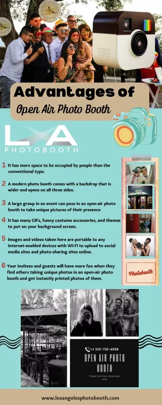 Advantages of Open Air Photo Booth | LA Photobooth