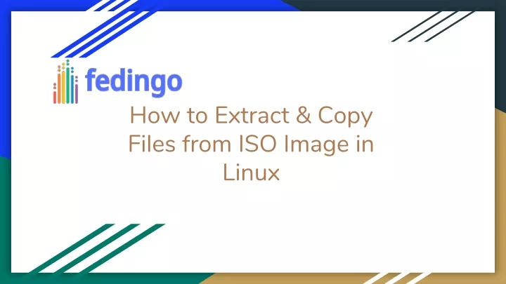 how to extract copy files from iso image in linux