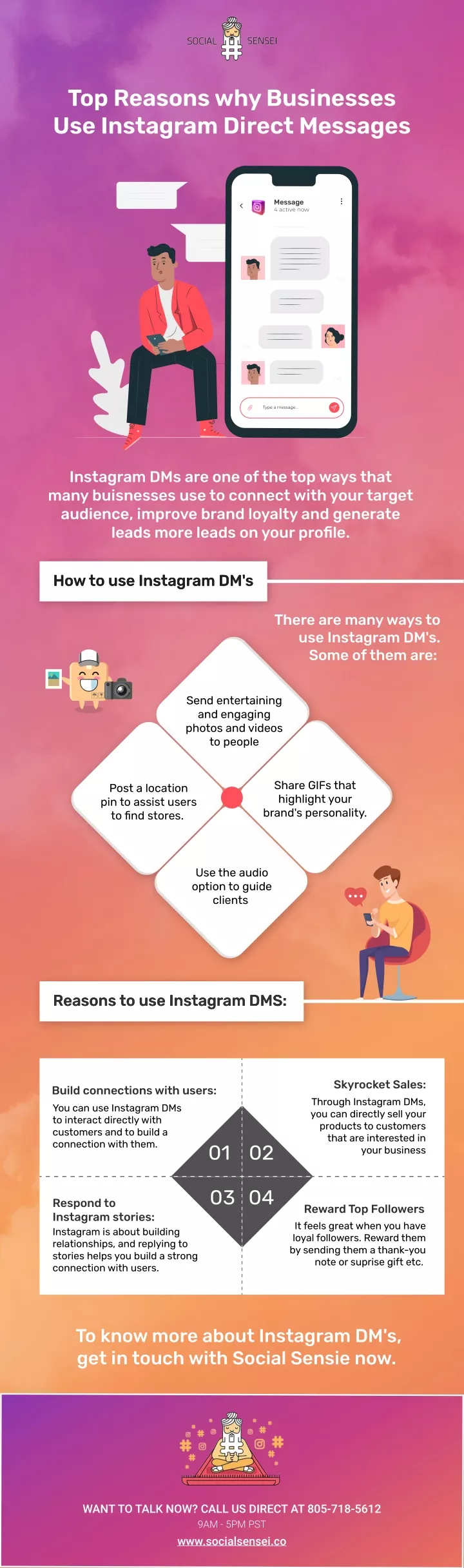 top reasons why businesses use instagram direct