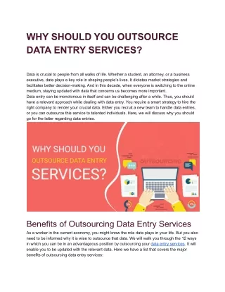 WHY SHOULD YOU OUTSOURCE DATA ENTRY SERVICES_.docx