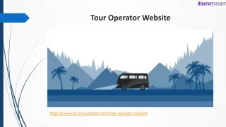tour operator website