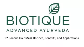 diy banana hair mask recipes benefits and applications