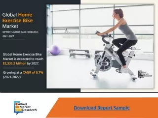 Home Exercise Bike Market Expected To Reach $2,335.2 Million by 2027