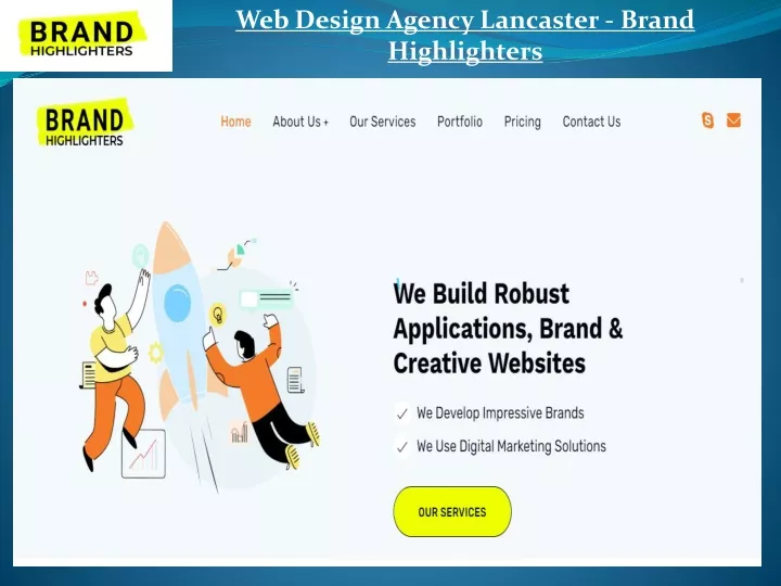 web design agency lancaster brand highlighters