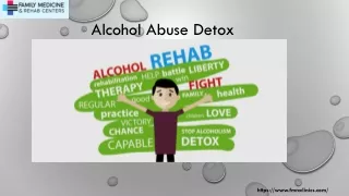 alcohol abuse detox