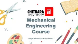 Mechanical Engineering Course