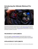 Introducing the Ultimate Workout Pro Stack - slide 1