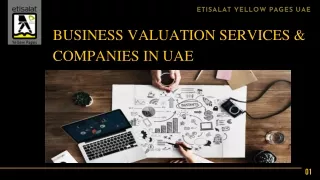 Business Valuation Services & Companies in UAE