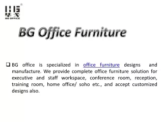 BG Office furniture