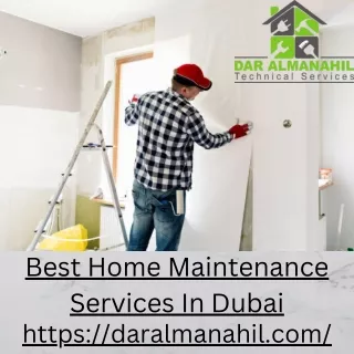Best Home Maintenance Services In Dubai