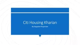 citi housing kharian