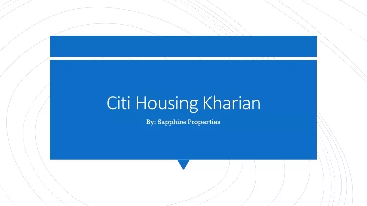 citi housing kharian