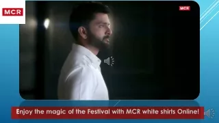 Enjoy the magic of Festival with MCR white shirts Online