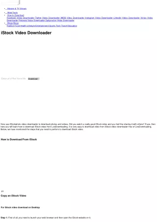 movies tv shows web tools how to download
